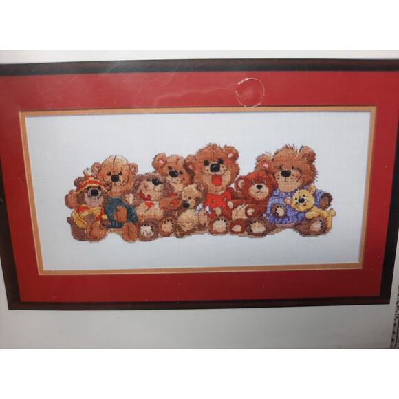 2004 Janlynn's Counted Cross Stitch Just A Chart Bears of Duckport - Picture 2 of 6